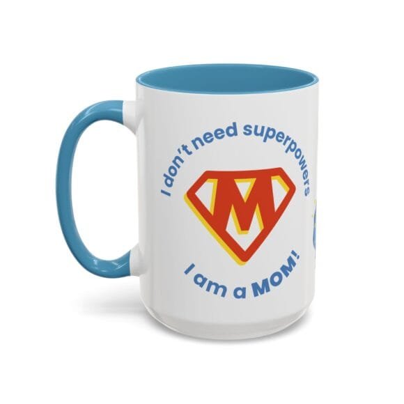 Superpowers Mom with M logo Mug - Image 19