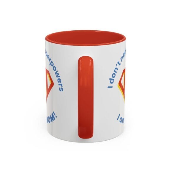 Superpowers Mom with M logo Mug - Image 28