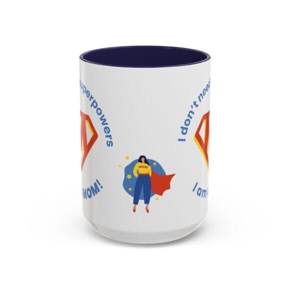 Superpowers Mom with M logo Mug - Image 33