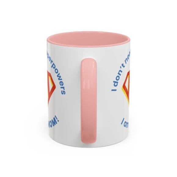 Superpowers Mom with M logo Mug - Image 8