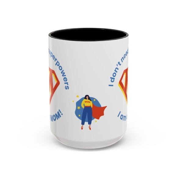 Superpowers Mom with M logo Mug - Image 29