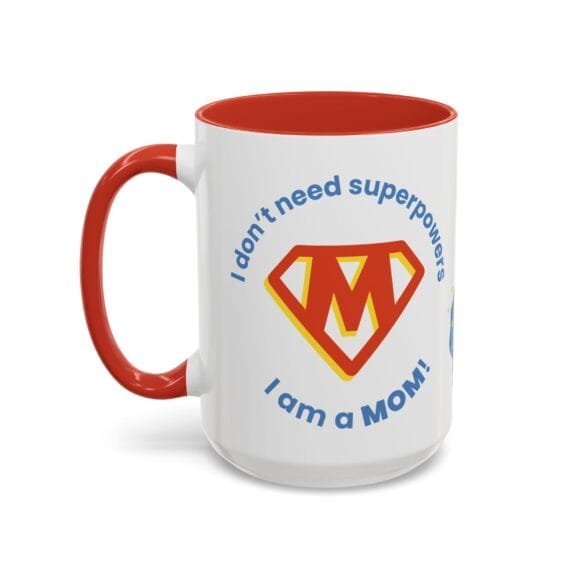 Superpowers Mom with M logo Mug - Image 39