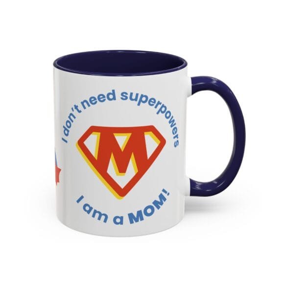 Superpowers Mom with M logo Mug - Image 22