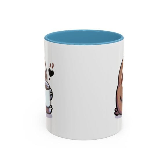 Cute Sloth Drinking Coffee - Coffee and Tea Mug - Image 13