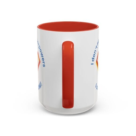 Superpowers Mom with M logo Mug - Image 40