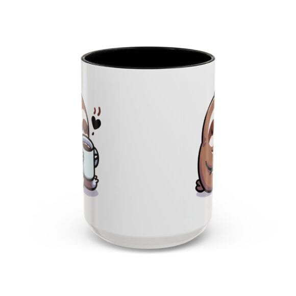 Cute Sloth Drinking Coffee - Coffee and Tea Mug - Image 29