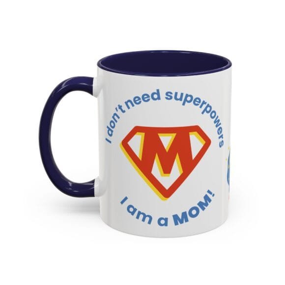 Superpowers Mom with M logo Mug - Image 23