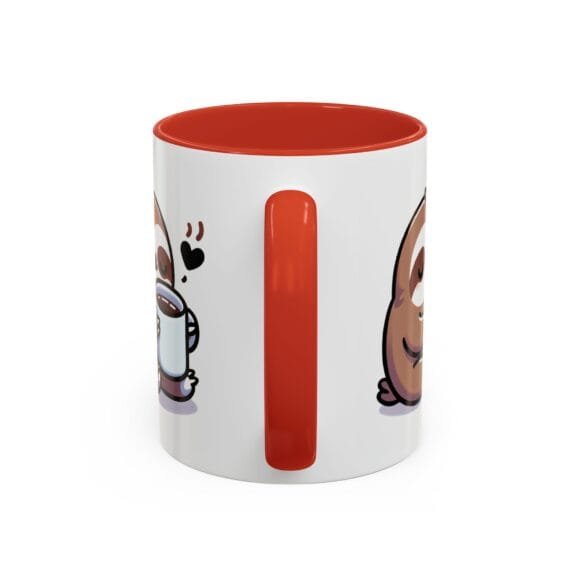 Cute Sloth Drinking Coffee - Coffee and Tea Mug - Image 28