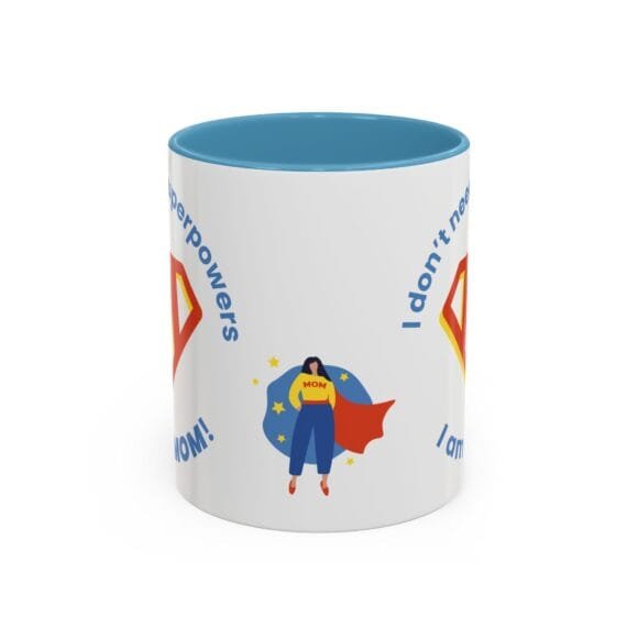 Superpowers Mom with M logo Mug - Image 13