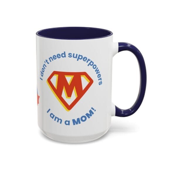 Superpowers Mom with M logo Mug - Image 34