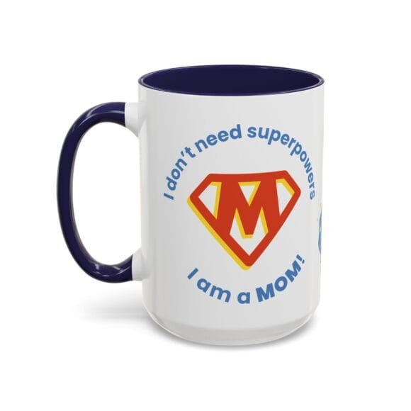 Superpowers Mom with M logo Mug - Image 35