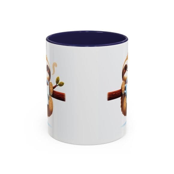 Smiling Sloth Drinking Coffee - Coffee and Tea Mug - Image 21