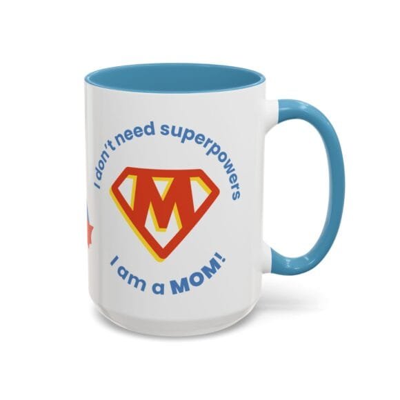 Superpowers Mom with M logo Mug - Image 18