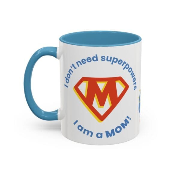 Superpowers Mom with M logo Mug - Image 15