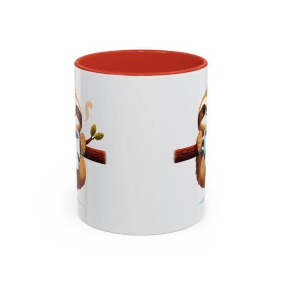 Smiling Sloth Drinking Coffee - Coffee and Tea Mug - Image 25