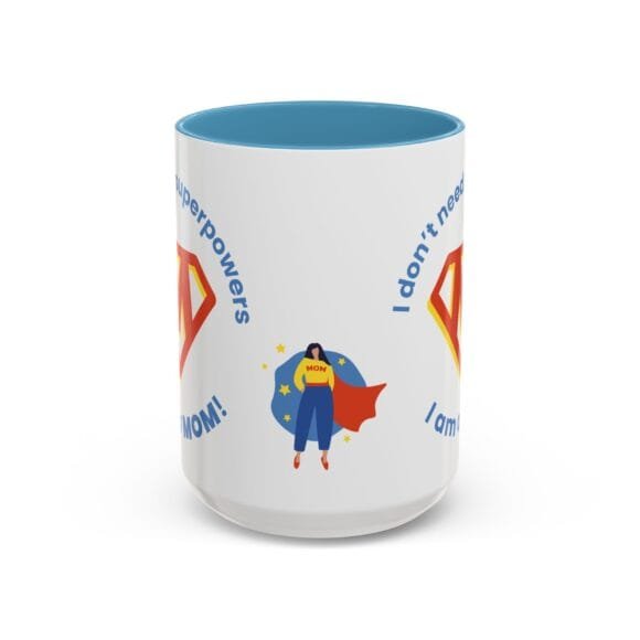 Superpowers Mom with M logo Mug - Image 17