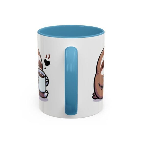 Cute Sloth Drinking Coffee - Coffee and Tea Mug - Image 16