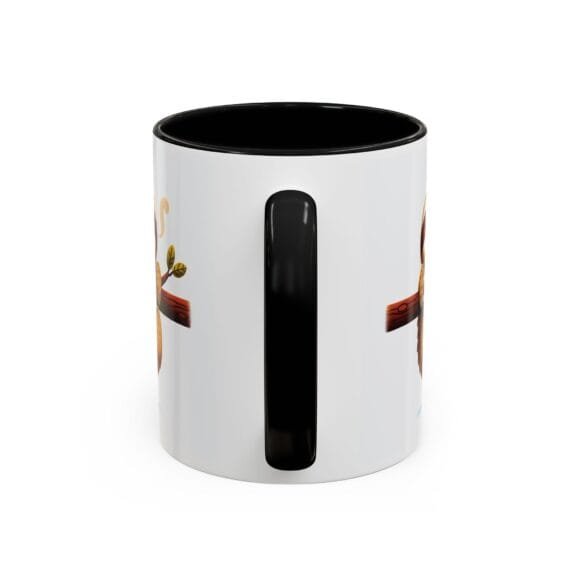 Smiling Sloth Drinking Coffee - Coffee and Tea Mug - Image 4