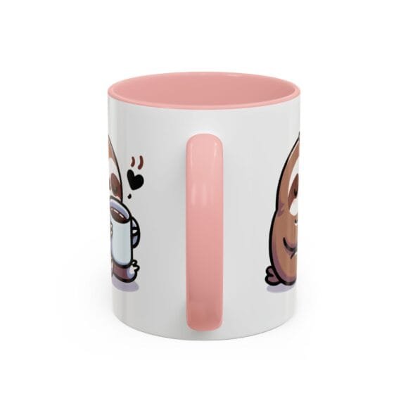 Cute Sloth Drinking Coffee - Coffee and Tea Mug - Image 8