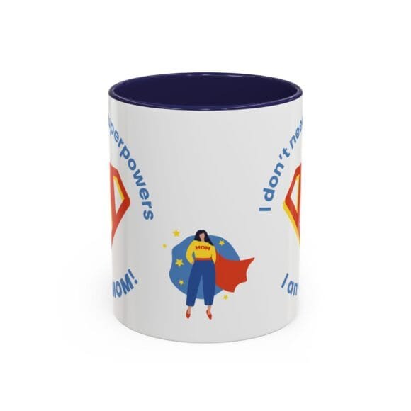 Superpowers Mom with M logo Mug - Image 21